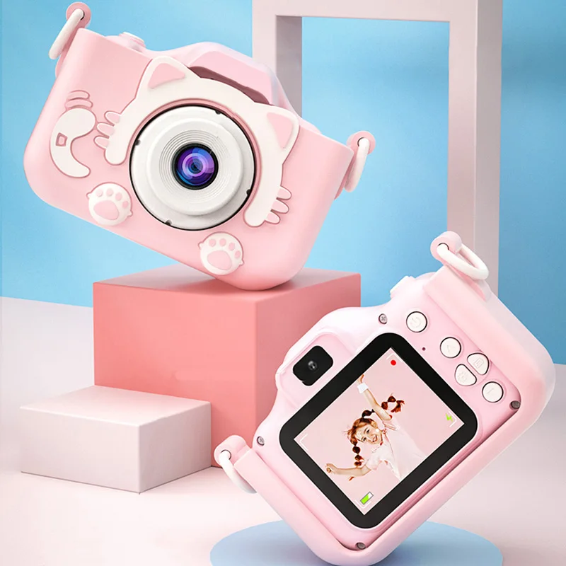 2 0 дюймов HD противоударный Дети Цифровой Камера детей селфи на тонкоплёночных