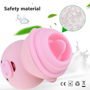 Cunnilingus Vibrators Sex Toys for Women Tongue Licking Clitoris Stimulator Nipple Massager Oral Orgasm Female Masturbator Sexo 5