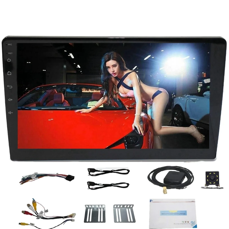 

10.1 Inch Android 9.1 Universal Car Player 2 Double Din Car MP5 Play Radio GPS NAVIGATION WIFI Bluetooth Rear Camera 1G RAM+16G
