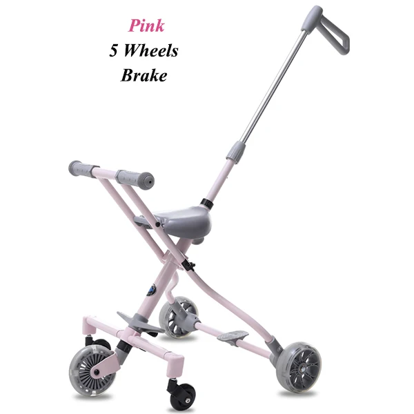 16 PRYDYC Baby Stroller Ride on Bike Ultra-lightweight Folding 3-5Y Children Trolley High Landscape Umbrella Baby Trolley Stroller - Цвет: 16