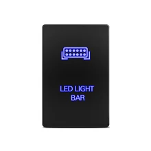 

Blue LED With cable Light Bar Waterproof 32.5*22mm IP66 ON-OFF Useful 2018