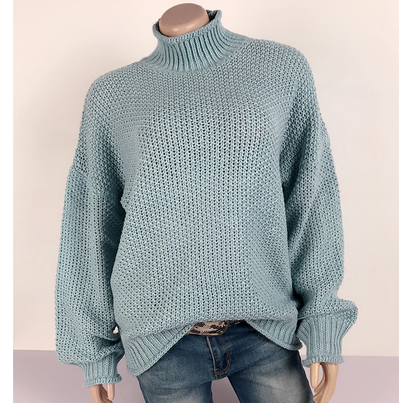VITIANA Knitted Sweaters in Autumn and Winter of 2019 Women Casual Knit Sweater Female Long Sleeve Pullover Loose Tops