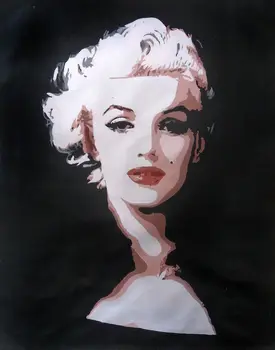 

100%Handmade Marilyn Monroe oil painting NOT a print poster.Hand painted