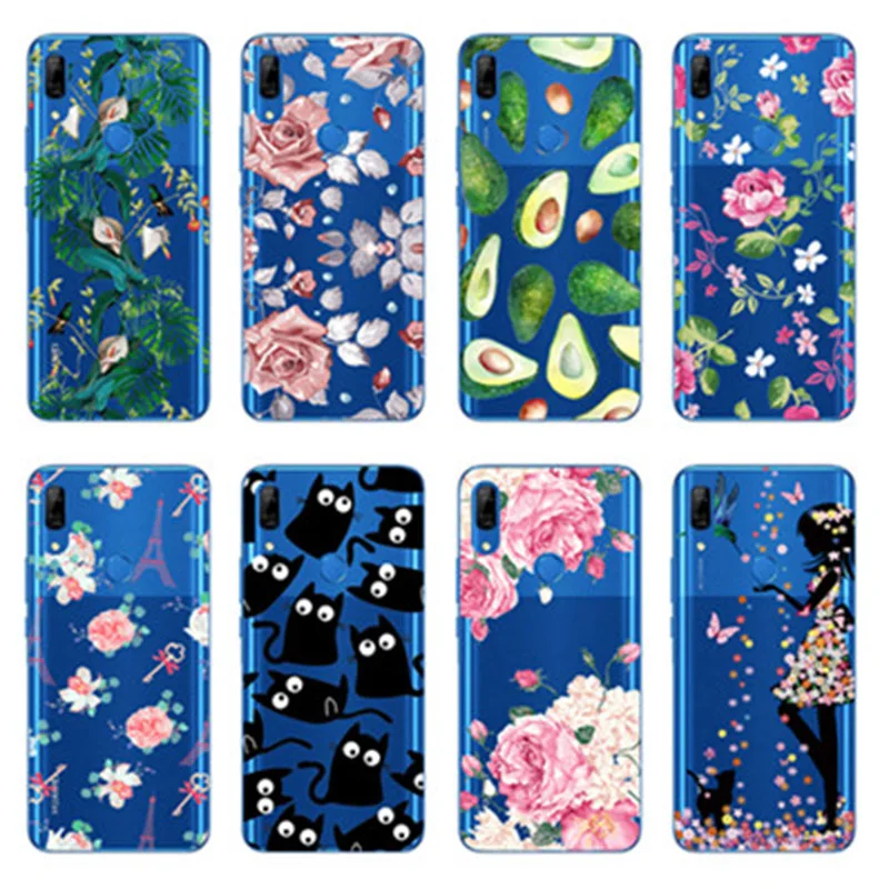 

For Huawei P Smart Z Case Cover Clear Transparent Soft Tpu Back Cover For Huawei P Smart Z STK-LX1 PSmart Z PSmartZ Cases Fundas