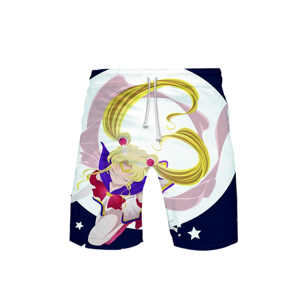 Sailor Moon/шорты для женщин; Лидер продаж; модные повседневные стильные летние шорты с принтом для девочек; пляжные шорты для отдыха