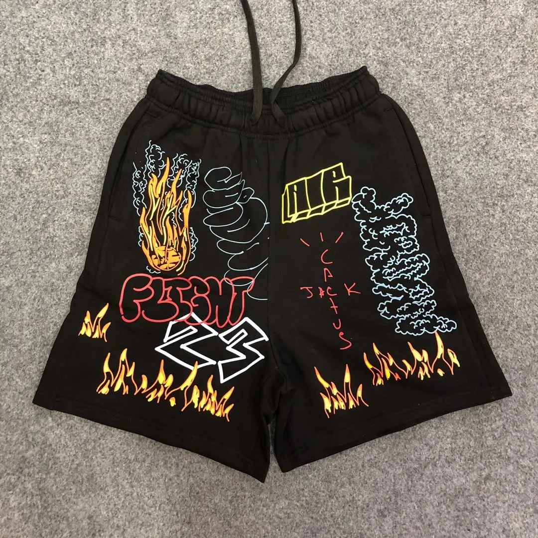 19SS, новинка, Трэвиса Скотта, астромира, шорты для мужчин, Wo, для мужчин, 1:1, высокое качество, для путешествий, граффити, астромира, шорты, повседневные, астромир, шорты