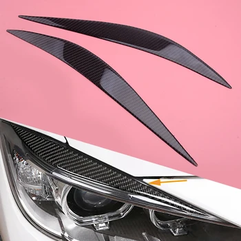 

Carbon Fiber 2Pcs/Set Headlight Eyebrows Eye Lid Cover Trims fit for BMW 4 Series F32 F33 F36 2012 2013 2014 2015 2016 2017 2018