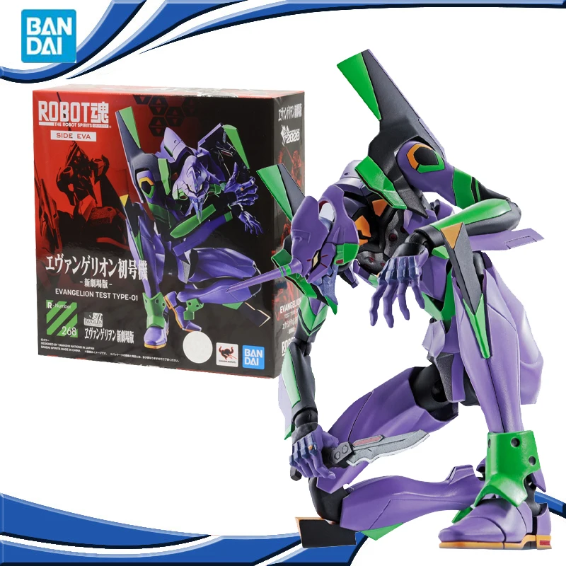 Оригинальный BANDAI EVA 01 Night Ver. Аниме Евангелион сборная модель робота детские