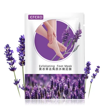 

2 Pcs / Bag Lavender Extract Moisturizing Exfoliating Skin-Friendly Breathable Foot Mask Soften The Calluses Remove Dead Skin