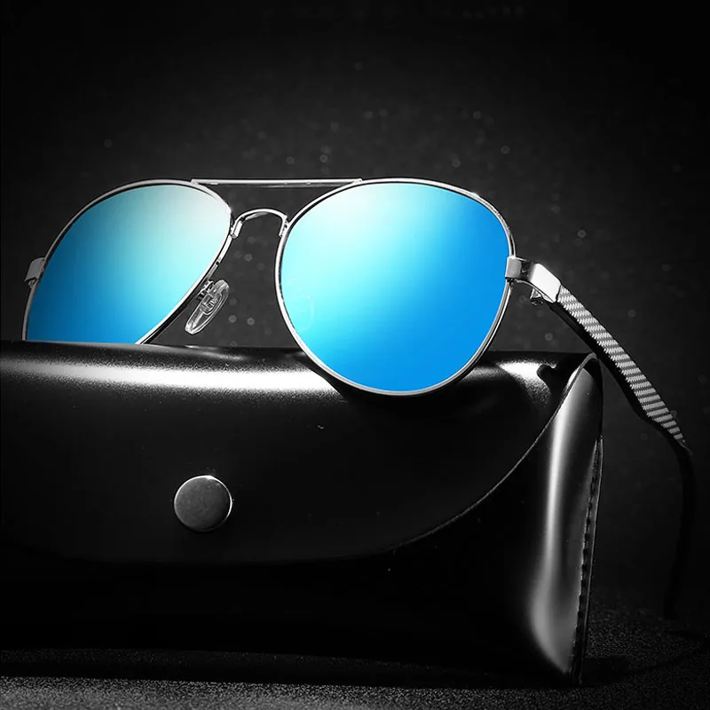 

Classic Men Polarized Sunglasses Brand Design Women Metal Driving Sun Glasses Male Coating Sunglass UV400 Shades Oculos de sol