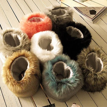 

1 Pairs Faux Rabbit Fur Elastic Oversleeve Cuff Winter Warm Wristbands Women's Fashion Autumn Wrist Gloves Sleeve Cuff Cover