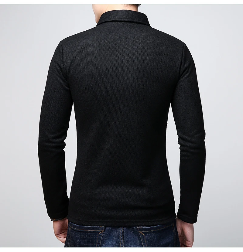 Повседневная однотонная дизайнерская китайская брендовая мужская рубашка-поло Dragon2019, большие Азиатские размеры 5XL, 4 XL, весенне-осенняя одежда с длинным рукавом, размер d