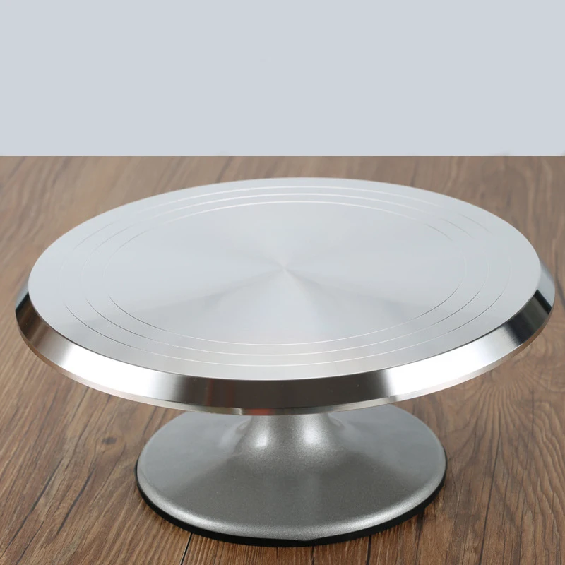 

12 inch High quality cake rack craft turntable platform cake turntable rotating cake baking decoration tool nozzle spatula