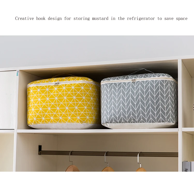Large Folding Waterproof Quilt Storage Boxes Bins Clothes Storage Box Organizer Quilt Storage Basket Home Storage Organization