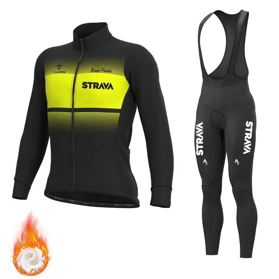 Зима 2022 г. STRAVA комплект трикотажных изделий для велоспорта чемпиона мира