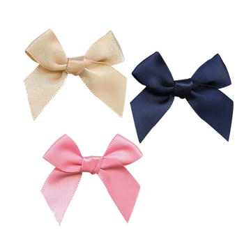 

10-80Pcs Handmade Ribbon Bows DIY Craft Supplie Wedding Party Decor Gift Packing Bowknots Hair Headwear Accessories Appliques