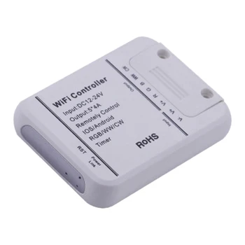 

Botique-Light Strip Controller Wifi Smart LED Light Controller RGB Phone Dimming Suitable for Amazon Alexa, Google Home