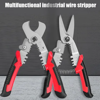 

2019 6/7 Inch Pliers DIY Electrician Tools Multifunctional Wire Stripper Crimping Pliers CSL88