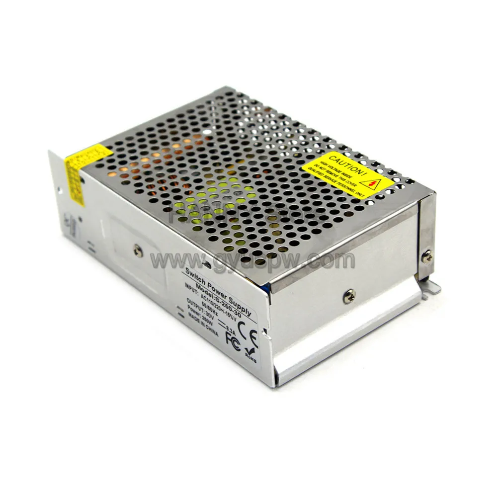 DC30V 250 Вт импульсный источник питания трансформатор AC DC SMPS для системы посещаемости Светодиодный свет камеры