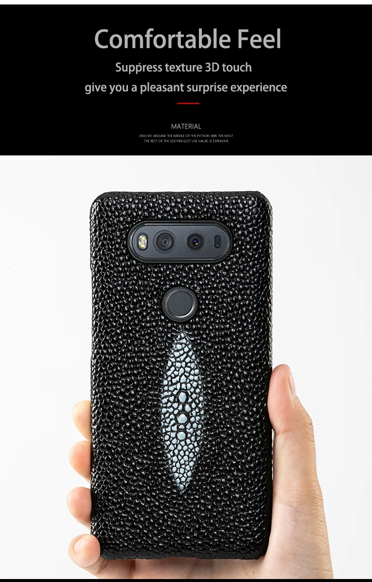 Чехол для телефона для LG V10 V20 V30 V40 V50 текстурой в виде рыбьей чешуи и жемчуга из воловьей кожи чехол G3 G4 G5 G6 G7 G8s K40 K50 Q6 Q7 Q Stylo4 ThinQ задняя крышка
