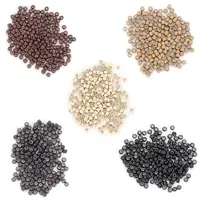 New 3mm Hair Extension Ring Silicone Lined Bead Nano Tip Ring Braider Hair Care Styling Tool 1