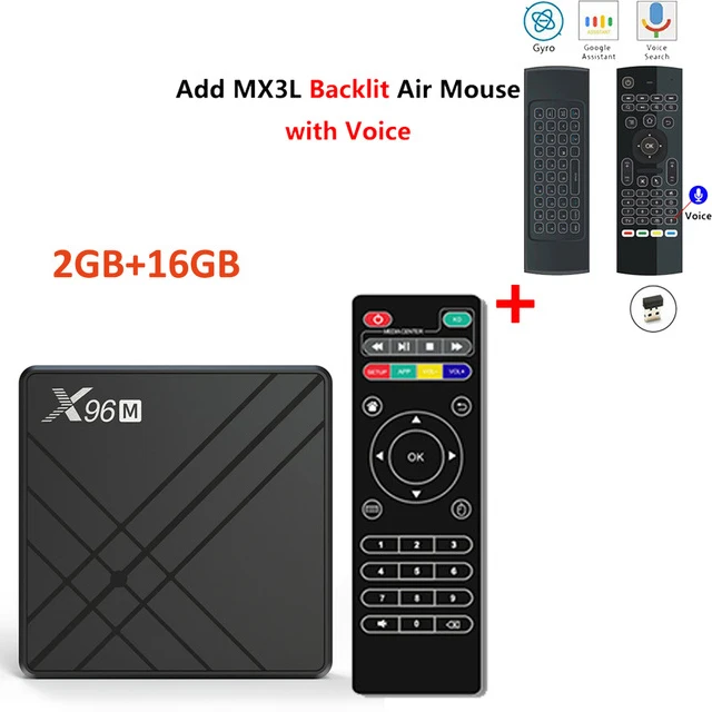 2G16G-MX3 X96 M Android 9,0 Smart tv Box Allwinner H603 2G4G DDR3 16 ГБ 32 ГБ 64 Гб eMMC 2,4G WiFi 4K HD медиаплеер телеприставка PK X96 MINI - Цвет: 2G16G-MX3