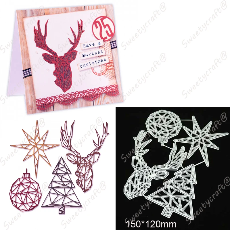 2058 Tree Ball Deer Cutting Dies