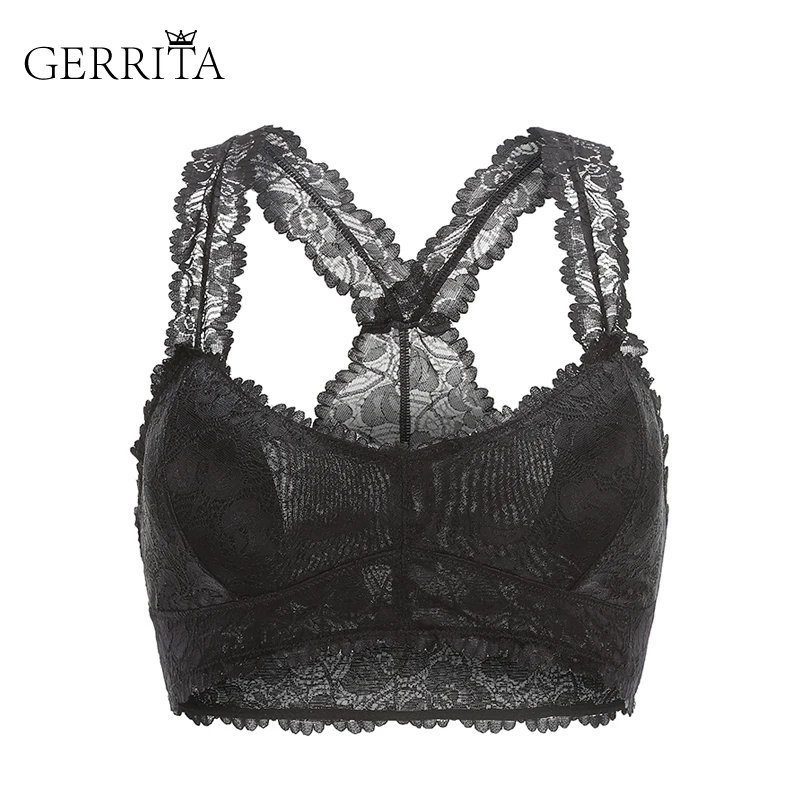 

Sexy Women Soft Sexy Lace Bra Bralette Underwire Padded Stretch Seamless Solid Color Lady Push-Up Bras Superior Wrapped chest