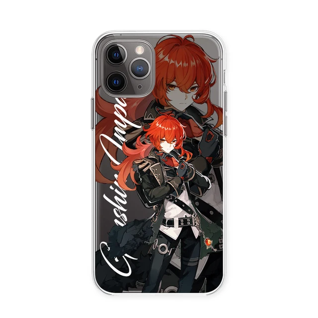 Hot Genshin Impact Transparent Mobile Phone Case For IPhone 13 12 11 Pro Max Xs X Xr 7 8 Plus Personality DIY Desin Clear Cover A5