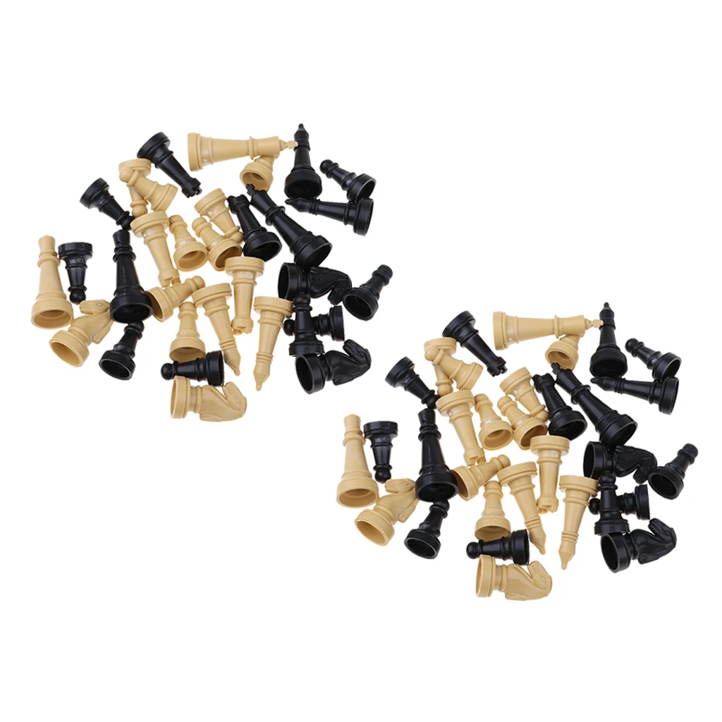 64x Pawns Pieces Board Games 1.9 Inch Pawns Tabletop Markers Component