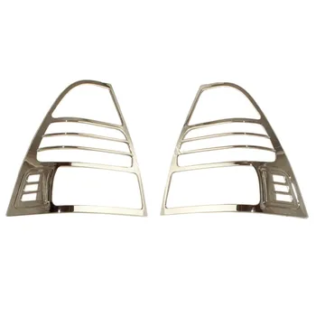 

2pcs ABS Chrome Rear lamp cover car Accessories For Toyota Corolla 2001 Trim Frame Car Tail Light Protector