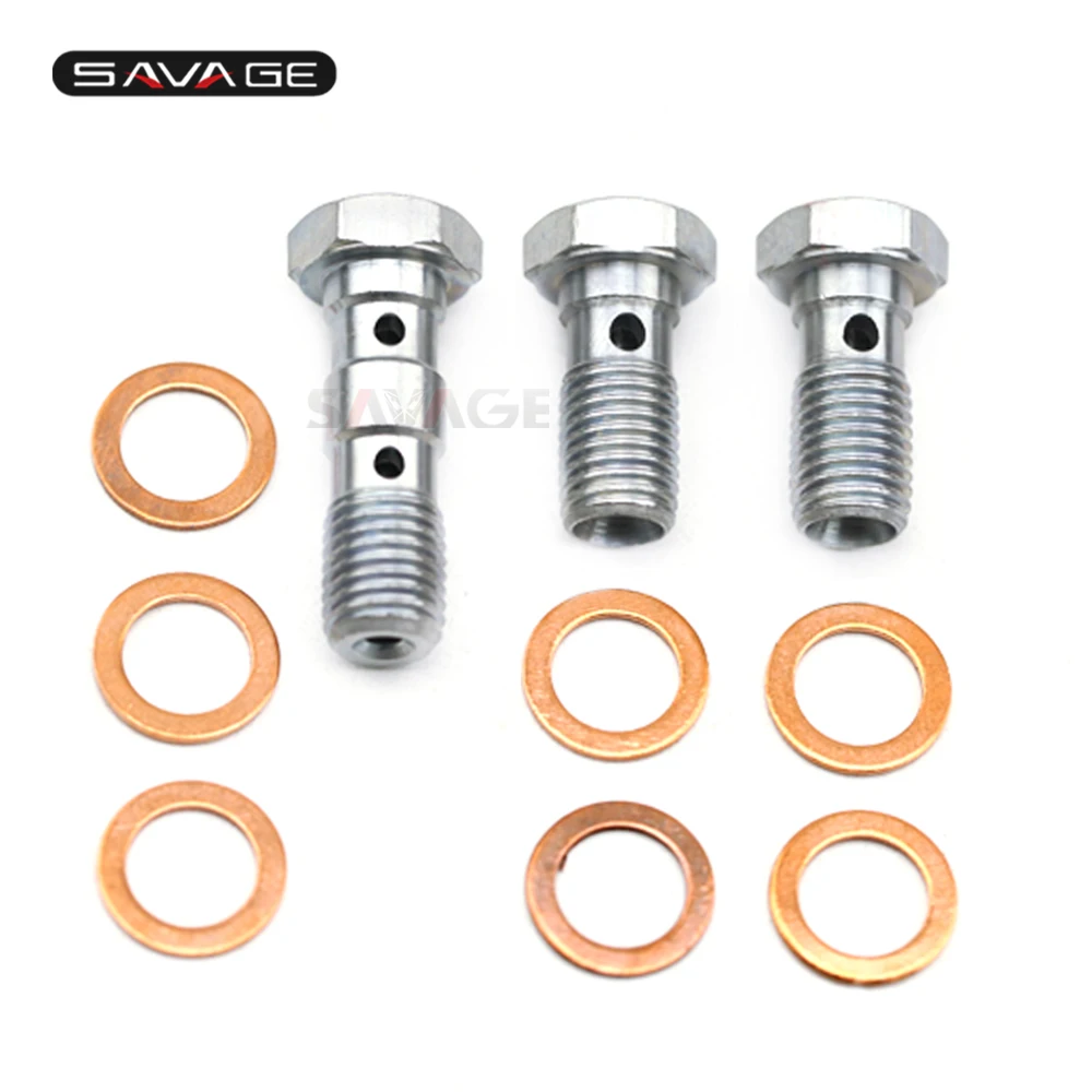 S  Motorcycle Universal  Banjo&nbsp;Bolt&nbsp;Brake&nbsp;Master&nbsp;Cylinder&nbsp;Oil Hose Screw  (2)