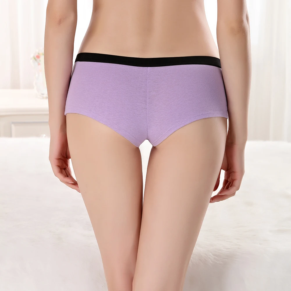 FUNCILAC Boyshort для Для женщин Sexy хлопок трусы боксеры девочек Дамы белье лук Панталоны