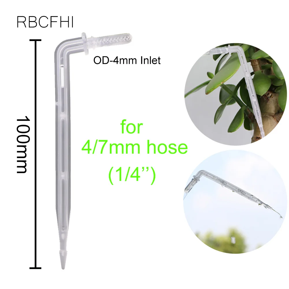 Lot 30 Émetteurs Irrigation 360° Réglables Sur Piquet 15cm - Goutte à Goutte Pour Tuyau 1/4, Jardin Et Serre