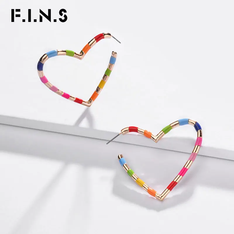 F.I.N.S 2019 серьги женские модные ювелирные изделия Четырехцветные золотые цвета