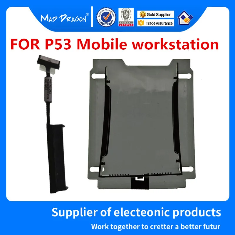Новый оригинальный SATA SSD HDD caddy кронштейн и кабель стикер для Lenovo Thinkpad P53 FP530
