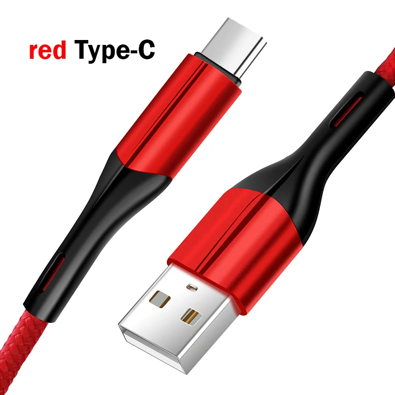 USB кабель для быстрой зарядки для ios 2 м 1 м USB кабель для зарядки и передачи данных type-C Micro USB Мобильный телефон 5A Android супер зарядное устройство