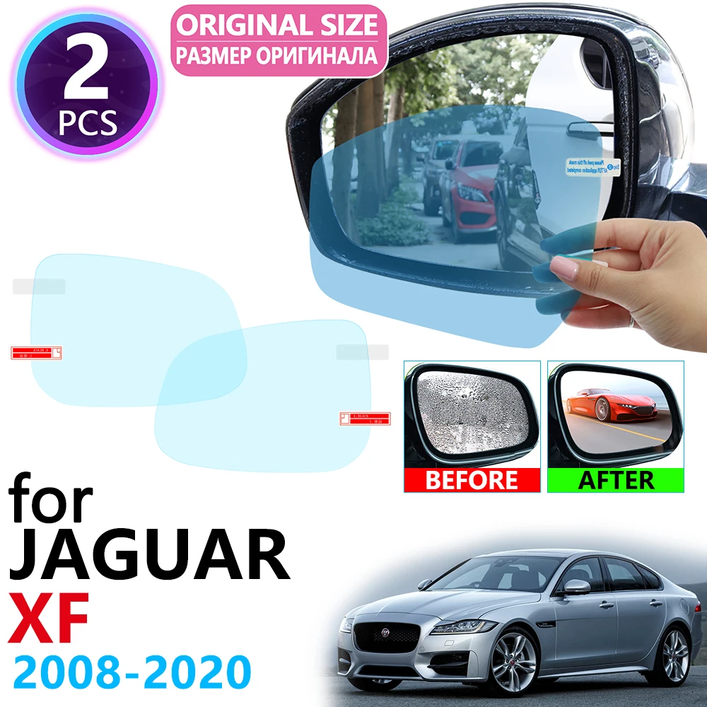 Для Jaguar XF X250 X260 2008 ~ 2020 полное покрытие зеркало заднего вида противотуманные