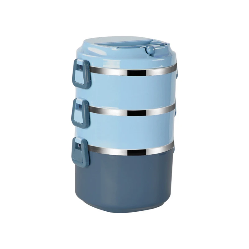 

GEEKHOM Stainless Steel Lunch Box Thermal Leakproof Eco-Friendly Folding Lock Food Container Box Bento Lunch Box For Kids School