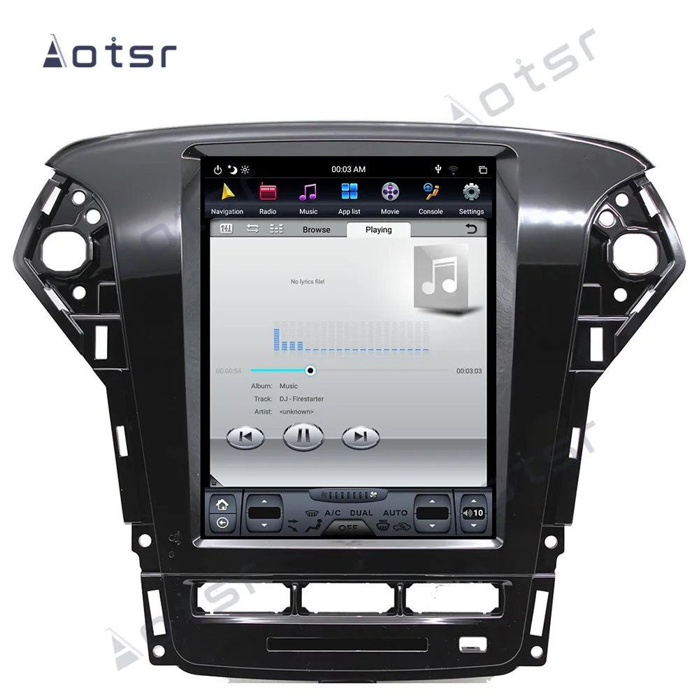 Tesla Screen gps navigation For Ford Mondeo MK4 2011 - 2013 Car Multimedia Radio Stereo Player GPS Navigation Head unit Carplay