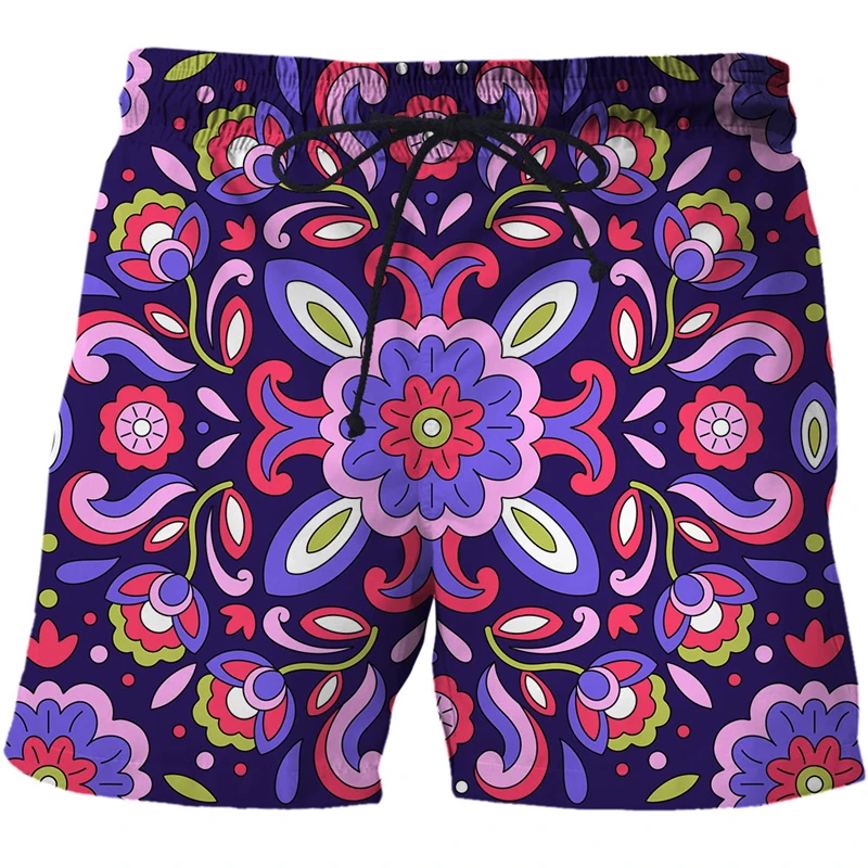 Calções de Praia Roupa de Banho Verão Moda Curto Geométrico Abstrato Impressão Padrão Board Shorts Vertigo Homem 3d 8 Calções de praia verão moda 3d curto
