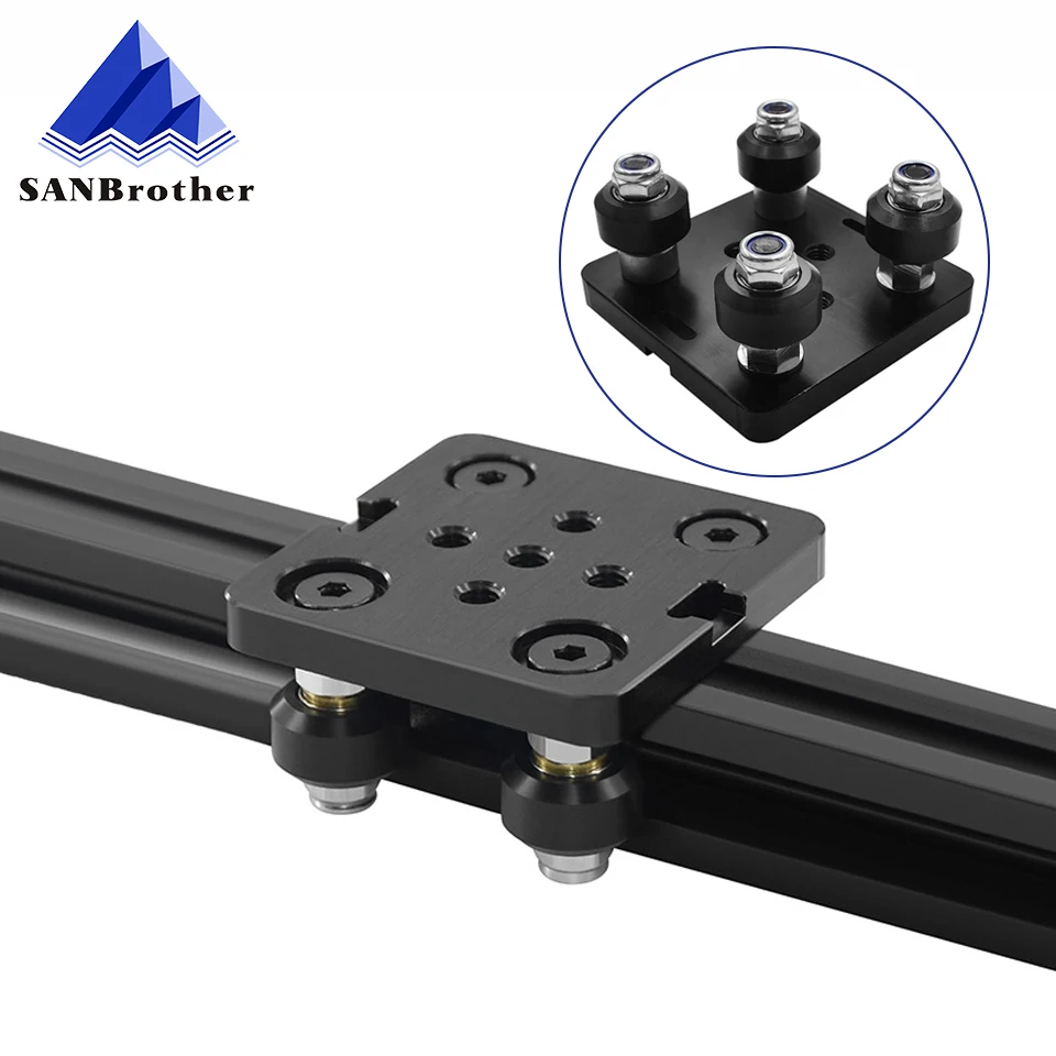 

3D Printer part Openbuilds V gantry plat set special slide plate for aluminum profiles V-slot mini five roulette 1set