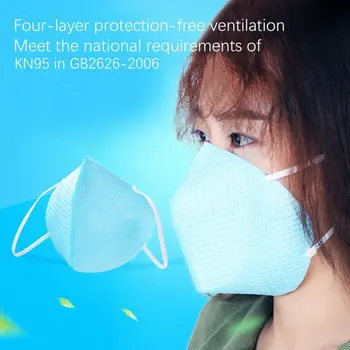 

10Pcs Universal Masks Family Protection Washble Adlut Masks Reusable Filter Dustproof Four-layer Nonwoven Masks Mouth Mask^