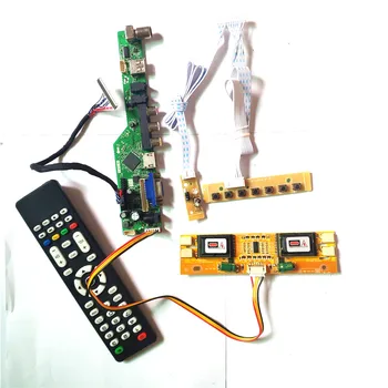 

For LM201WE3-TLK1/TLK3 VGA HDMI AV USB RF T.V53 controller board LCD display panel 4CCFL 30Pin LVDS Remote+Inverter+keyboard Kit