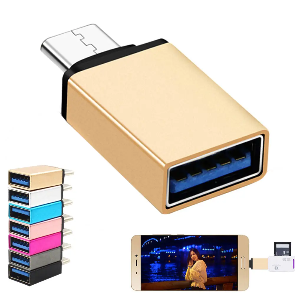 Переходник Mini USB 3 1 Type-C для кабеля 0 из алюминиевого сплава | Мобильные телефоны и