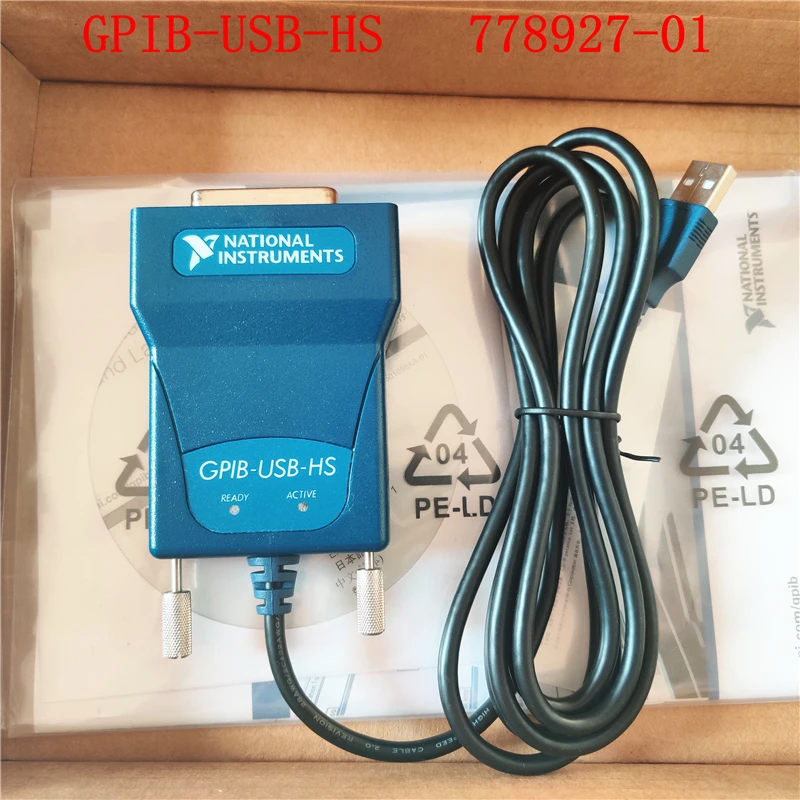 NI GPIB-USB-HS Card 778927-01 USB GPIB Interface Adapter Controller IEEE 488 726146087339 