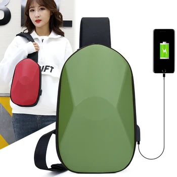 

New Multifunction Unisex Crossbody Bag for Women Anti-theft Shoulder Messenger Bags Male Waterproof Short Trip Chest Bag Pack