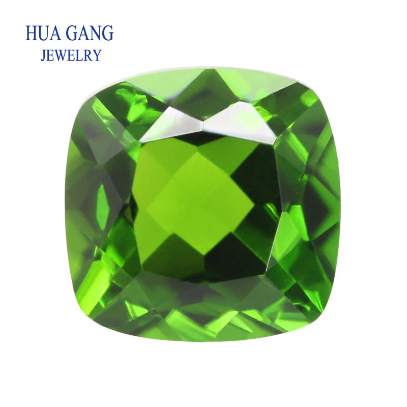 Forma Di Cuscino In Pietra Preziosa Allentata Cromo Naturale Pietre Di Diopside Perline Gemme A Taglio Brillante 2X2Mm ~ 4X4Mm Per Gioielli Fai Da Te