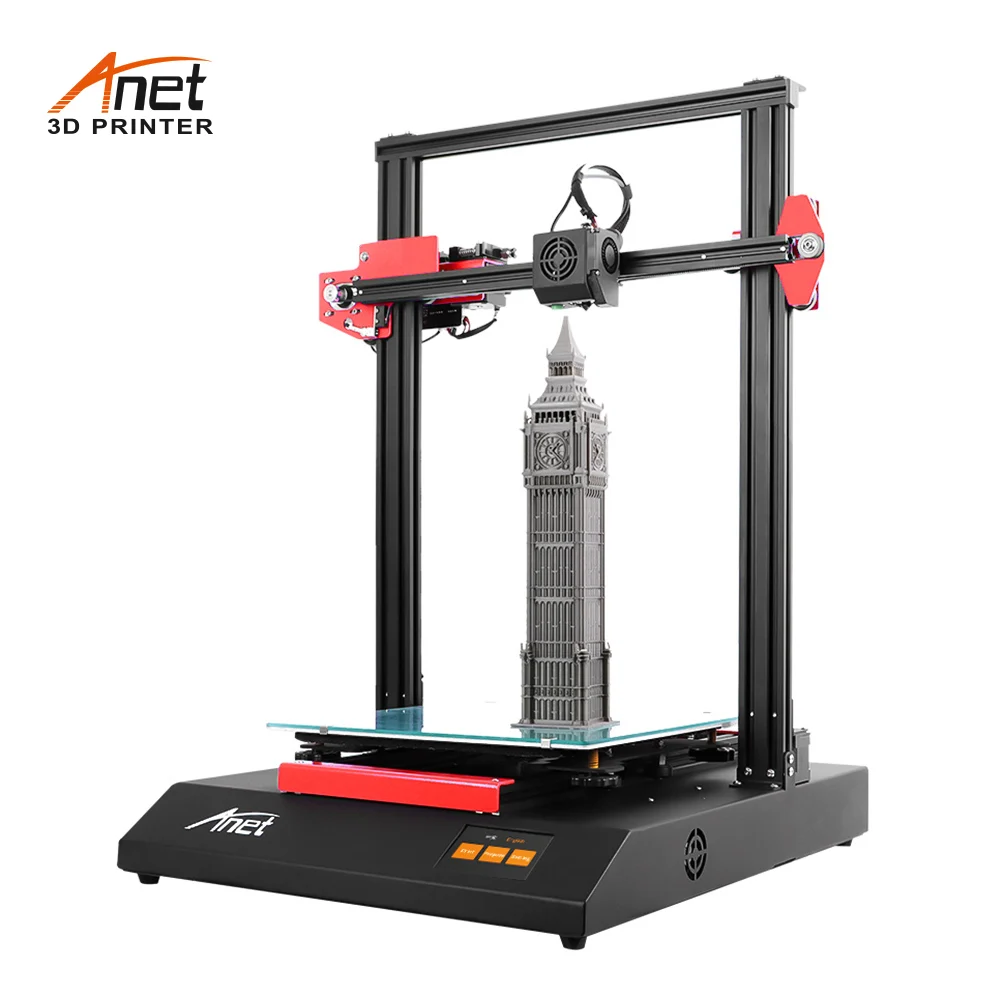 Big Size Anet ET5 3D Printer With Auto Bed Leveling Filament Detecting Max Pring Size 300*300*400mm RU/CA Local Shipping