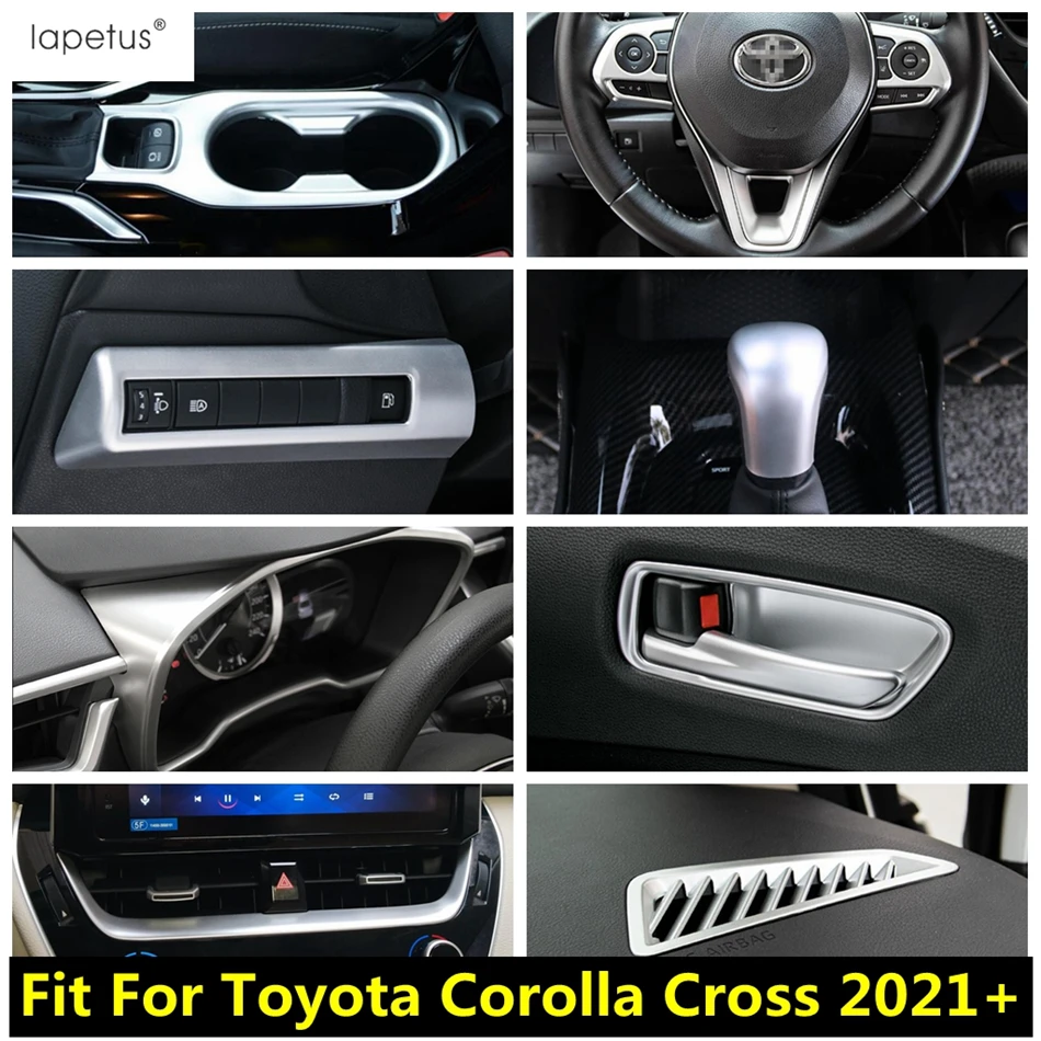 Head Light Water Cup Holder Panel Cruscotto Frame Gear Head Cover Trim Per Toyota Corolla Cross 2021 - 2023 Accessori Interni